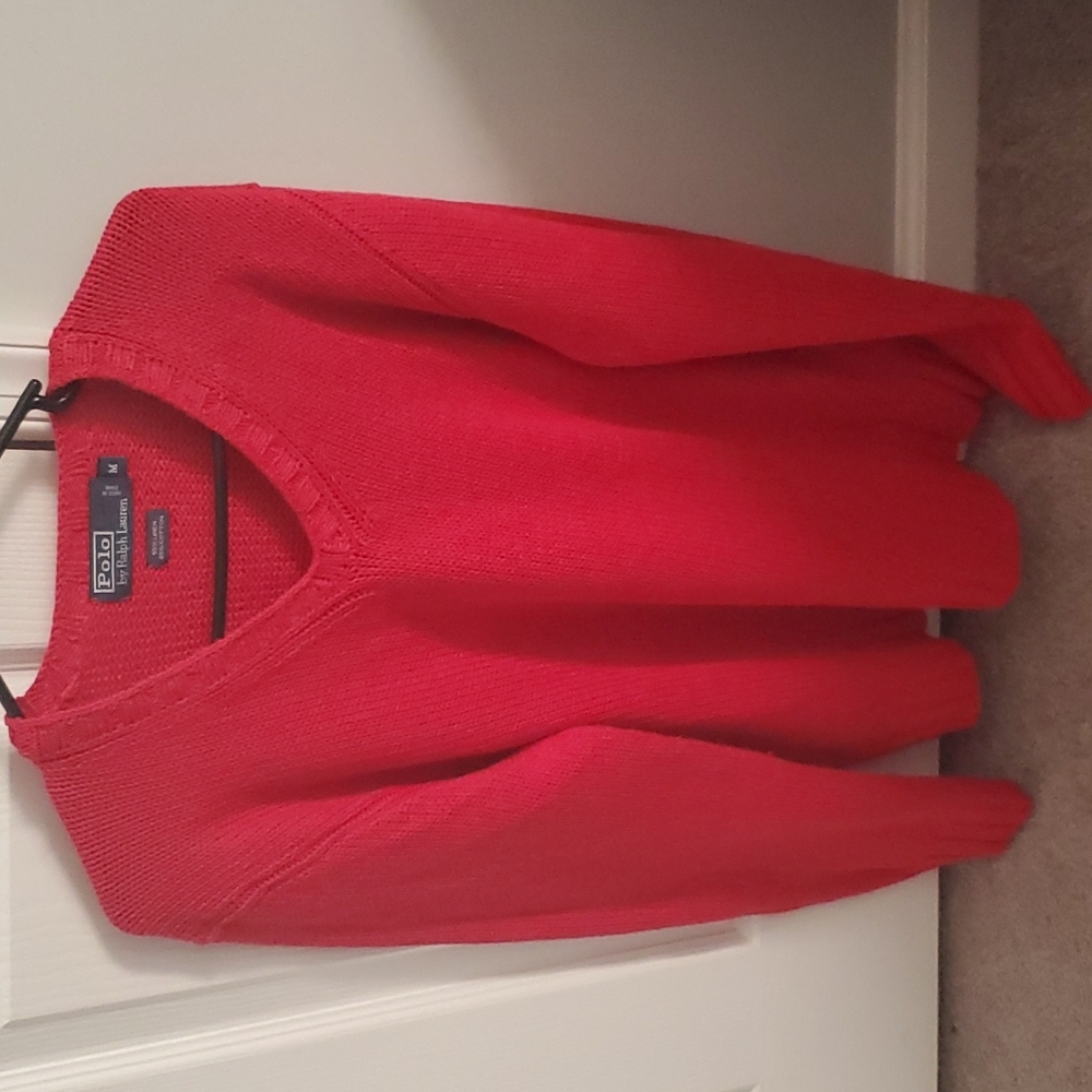 Polo sweater CHRISTMAS Sweater in RED